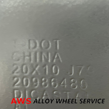 Load image into Gallery viewer, CHEVROLET CORVETTE 2014-2019 20" FACTORY OEM REAR WHEEL RIM 5641 20986480