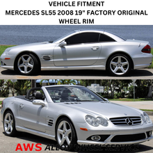 Load image into Gallery viewer, MERCEDES SL55 2008 19" FACTORY OEM REAR AMG WHEEL RIM 85040#D A2304013102