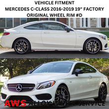 Load image into Gallery viewer, MERCEDES C-CLASS 2016-2019 19" FACTORY OEM FRONT AMG WHEEL RIM 85448 #D