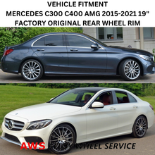 Load image into Gallery viewer, MERCEDES C-CLASS 2015-2020 19" FACTORY OEM REAR AMG WHEEL RIM 85519 A2054011400