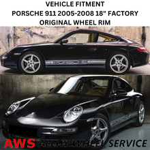 Load image into Gallery viewer, PORSCHE 911 2005-2008 18" FACTORY OEM FRONT WHEEL RIM 67321 99736213600