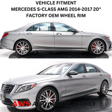 Load image into Gallery viewer, MERCEDES S-CLASS AMG 2014-2017 20" FACTORY OEM FRONT WHEEL RIM 85358 A2224010600