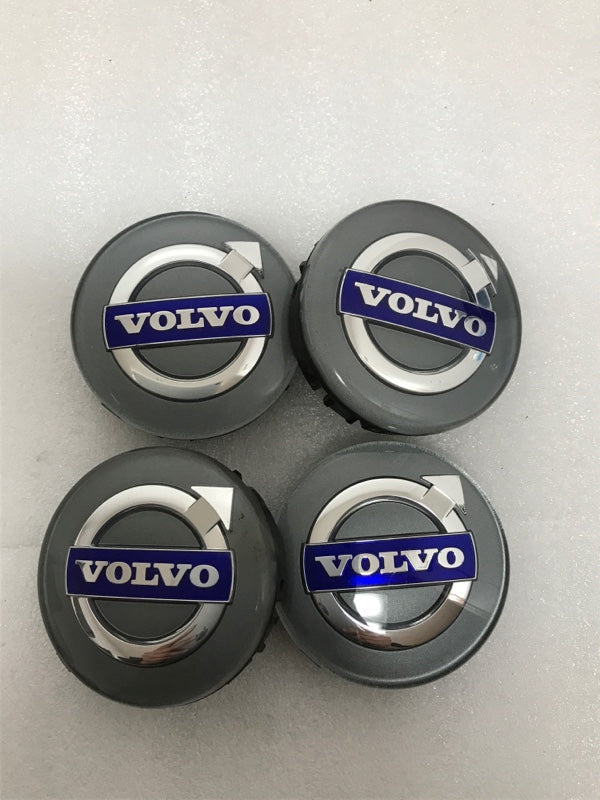 Set of 4 GENUINE OEM Volvo 30666913 Iron Mark Alloy Wheel Center Cap G ...