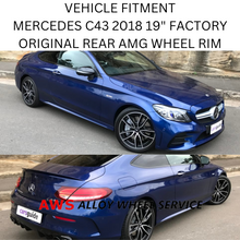 Load image into Gallery viewer, MERCEDES C43 2018 19" FACTORY OEM AMG REAR WHEEL RIM 85699 aka 96387 A2054010801