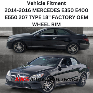 MERCEDES E350 E400 E550 2014-2016 18" FACTORY OEM FRONT AMG WHEEL RIM
