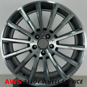 MERCEDES C300 2017 2018 19" FACTORY OEM FRONT AMG WHEEL RIM #D 85518 A2054011300