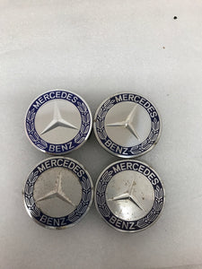 Set of 4 Mercedes 75MM Wheel Center Hub Caps A1714000025 3254d28e