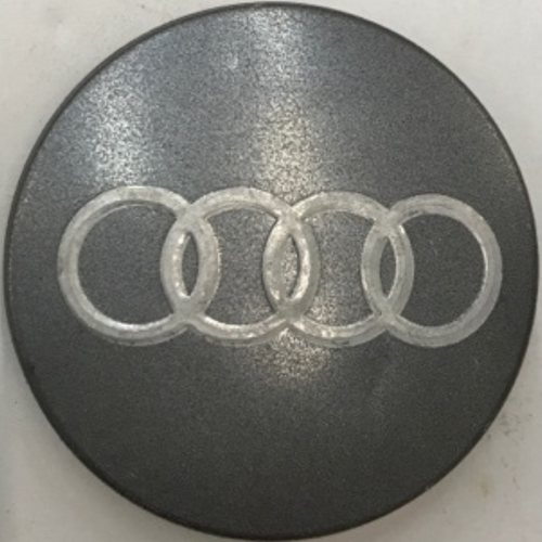 Audi Gray Wheel Rim Center Hub Caps 20654ebe