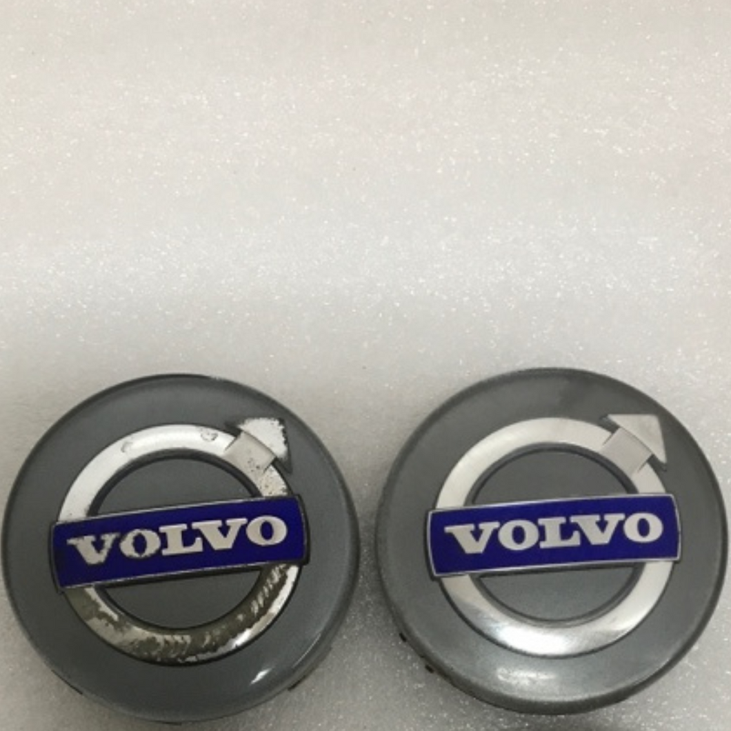 Set of 2 Volvo Iron Mark Alloy Wheel Center Cap 31400452 b7adb5b4