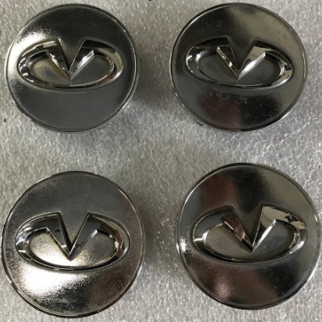 SET OF 4 Infinity Silver Center Caps 40343-1CA4A 68afb92a