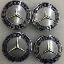 Load image into Gallery viewer, SET OF 4 MERCEDES-BENZ WHEEL CENTER CAPS A1714000125 379e7a03