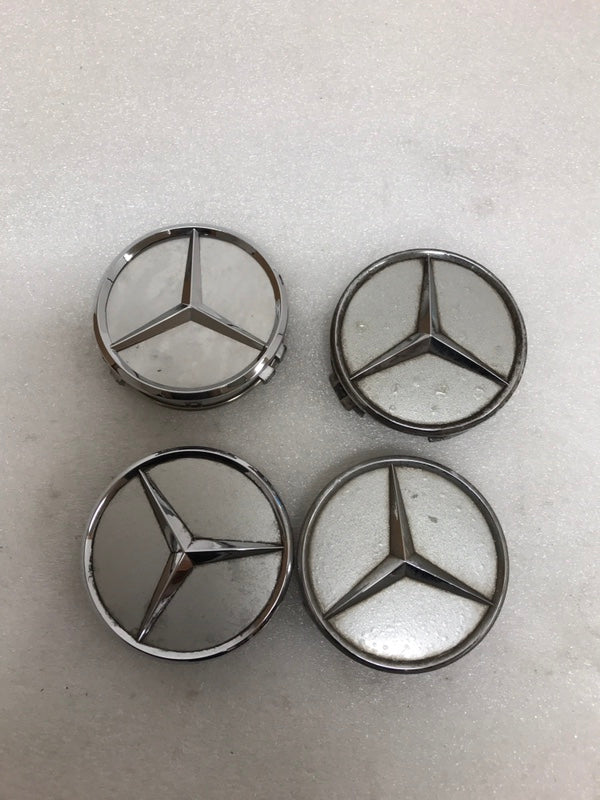 4x for Mercedes-Benz Silver Wheel Center Hub Caps 75mm ac81056c