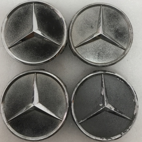 4x for Mercedes-Benz Matte Black Wheel Center Hub Caps 75mm 758deb1e