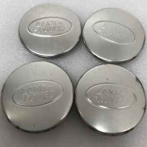 Set of 4 Land Rover Range Rover Center Hub Cap Silver CK52-1A096-AB 9d4b35df