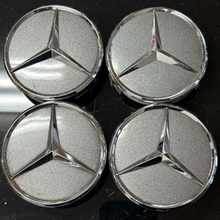 Load image into Gallery viewer, Set of 4 Mercedes-Benz Charcoal Wheel Center Cap A2204000125 83341620