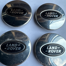 Load image into Gallery viewer, Set of 4 OEM Land Rover Polished Center Caps 63mm 8H1M-37190-AA 2553837f