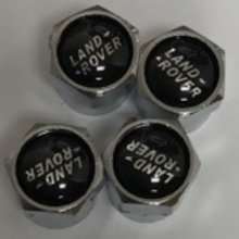 Load image into Gallery viewer, Set of 4 Universal Land rover Silver Wheel Stem Air Valve Caps 941258f0Sil