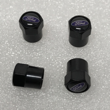 Load image into Gallery viewer, Set of 4 Ford Wheel Air Stem Valve Caps e029f341