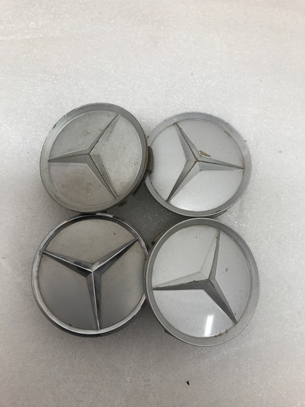 4x for Mercedes-Benz Silver Wheel Center Hub Caps Emblem Hubcaps Set 75mm
