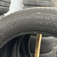 Load image into Gallery viewer, SET OF 2 CONTINENTAL CROSS CONTACT LX SPORT 315/40/21 TIRES  b7be1e99