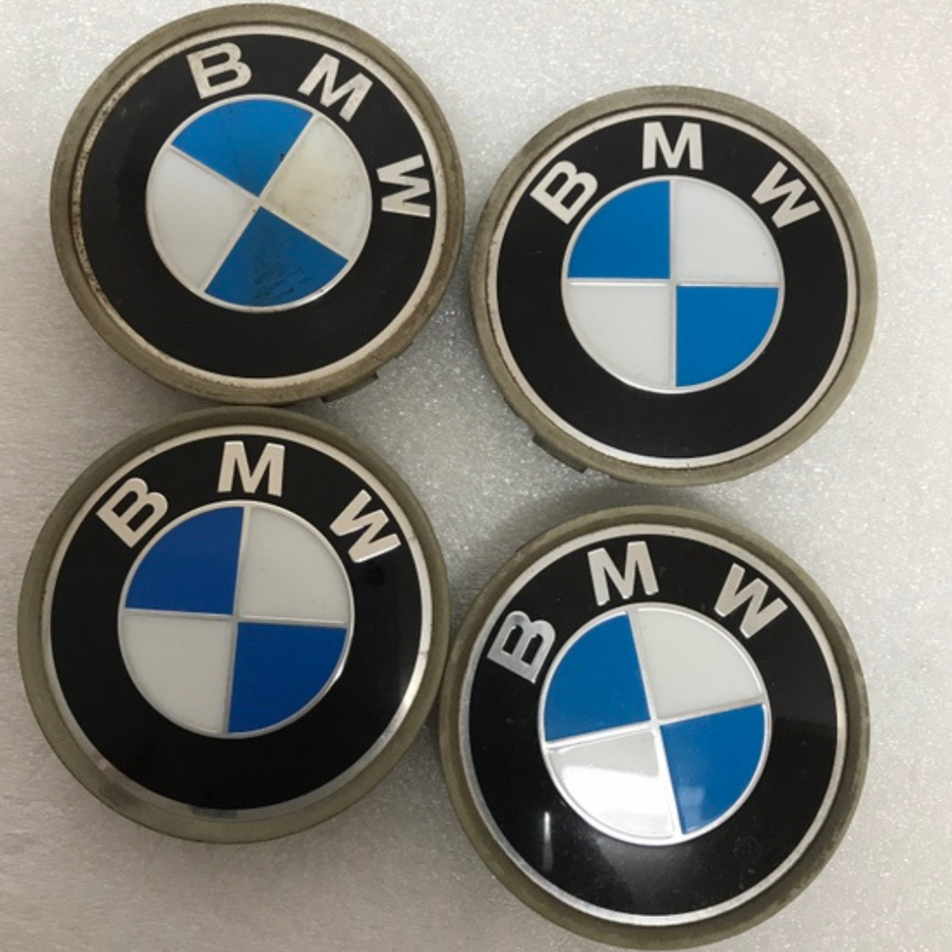 Set of 4 BMW Wheel Center Caps 6768640 68mm dc30581f