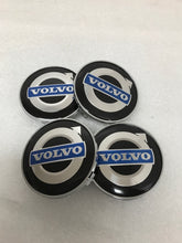 Load image into Gallery viewer, Set of 4 GENUINE OEM Volvo 30666913 Iron Mark Alloy Wheel Center Cap Black