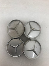 Load image into Gallery viewer, 4x for Mercedes-Benz Silver Wheel Center Hub Caps Emblem Hubcaps Set 75mm
