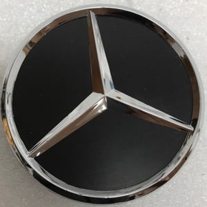 Set of 4 Mercedes-Benz Matte Black Wheel Center Hub Caps 75mm 9a185f1a