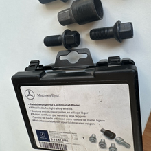 Load image into Gallery viewer, Mercedes-Benz Wheel Locks Set B66470155 7b53ebfa