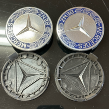 Load image into Gallery viewer, Set of 4 Mercedes-Benz Classic Dark Blue Center Cap 75MM 9a25063c