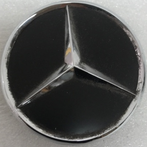 Set of 4 Mercedes-Benz Matte Black Wheel Center Hub Caps Set 75mm 15566df6