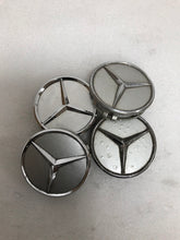 Load image into Gallery viewer, 4x for Mercedes-Benz Silver Wheel Center Hub Caps 75mm ac81056c