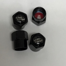 Load image into Gallery viewer, Set of 4 Universal Land rover Black Wheel Stem Air Valve Caps 941258f0