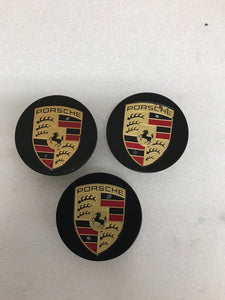 Set of 3 Porsche Center Cap 65mm 95B601150 3e5f7cdf