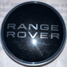 Load image into Gallery viewer, Set of 3 Range Rover Wheel Center Caps Glossy Black 63mm 29cb4848