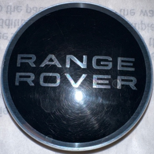 Set of 3 Range Rover Wheel Center Caps Glossy Black 63mm 29cb4848