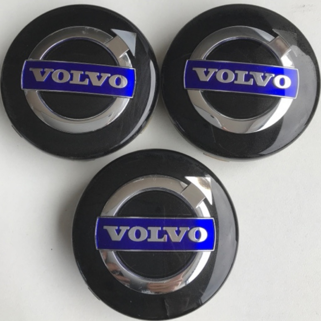 Set of 3 OEM Factory Volvo Alloy Wheel Center Cap 31400453 75eaf5f6