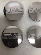 Load image into Gallery viewer, Set of 4 2014-2019 GMC Sierra Yukon Yukon XL 3.25&quot; CHROME CENTER CAPS 20&quot;-22&quot;