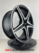 Load image into Gallery viewer, USED MERCEDES C-CLASS C43 C450 2016-2019 18&quot;FACTORY OEM FRONT AMG WHEEL RIM