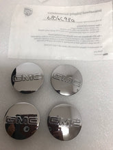 Load image into Gallery viewer, Set of 4 2014-2019 GMC Sierra Yukon Yukon XL 3.25&quot; CHROME CENTER CAPS 20&quot;-22&quot;