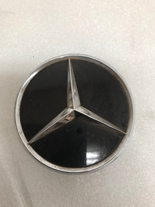 4x Mercedes-Benz Matte Black Wheel Center Hub Caps 75mm 31f18487