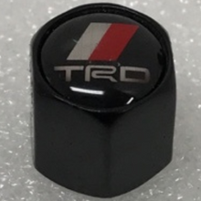 Load image into Gallery viewer, Set of 4 TRD Racing Development Tire Valve Stem Caps With Key 7a2e573b