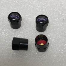 Load image into Gallery viewer, Set of 4 Ford Wheel Air Stem Valve Caps e029f341