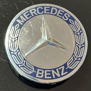 Set of 4 Mercedes-Benz Classic Dark Blue Center Cap 75MM 10c45dc5