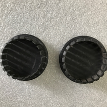 Load image into Gallery viewer, Set of 2 Cadillac Wheel Center Caps Glossy Black 9597375 b7aa7769