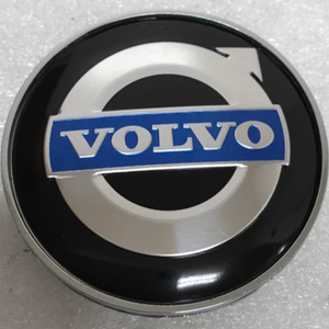 Set of 4 Volvo Iron Mark Alloy Wheel Center Cap Black b2cc2b26