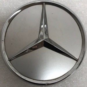 Set of 4 Mercedes-Benz Silver Wheel Center Hub Caps 75mm f90b09fb