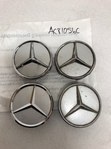 4x for Mercedes-Benz Silver Wheel Center Hub Caps 75mm ac81056c
