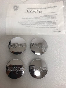 Set of 4 2014-2019 GMC Sierra Yukon Yukon XL 3.25" CHROME CENTER CAPS 20"-22"