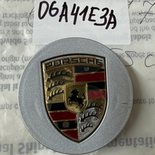 Load image into Gallery viewer, Porsche Center Cap OEM 911 Boxter 955 7l5601149 Pair Colored Crest 06a41e3a